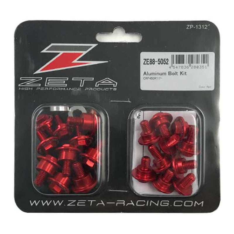 Load image into Gallery viewer, Zeta Aluminum Bolt Set for Plastics CRF250R '18-, CRF450R '17-
