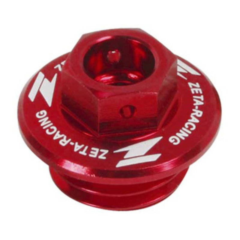 Load image into Gallery viewer, Zeta Oil Filler Plug Honda CR/CRF, Yamaha YZ/YZF/WRF, Kawasaki KLX - Red

