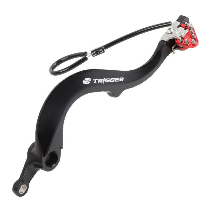 Load image into Gallery viewer, Zeta Trigger Brake Pedal Kawasaki KX250/F '06-20 Red
