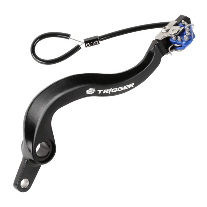 Load image into Gallery viewer, Zeta Trigger Brake Pedal Yamaha YZ250F/250FX/WR250F Blue
