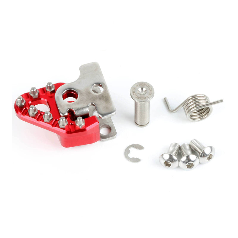 Load image into Gallery viewer, Zeta Trigger Brake Pedal Replacement Tip Set Red
