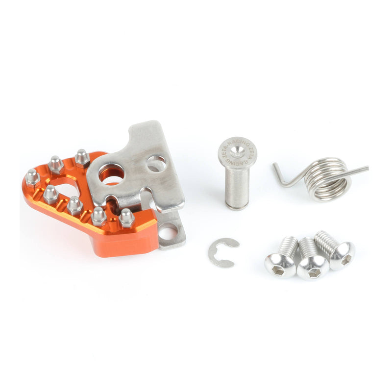 Load image into Gallery viewer, Zeta Trigger Brake Pedal Replacement Tip Set Orange
