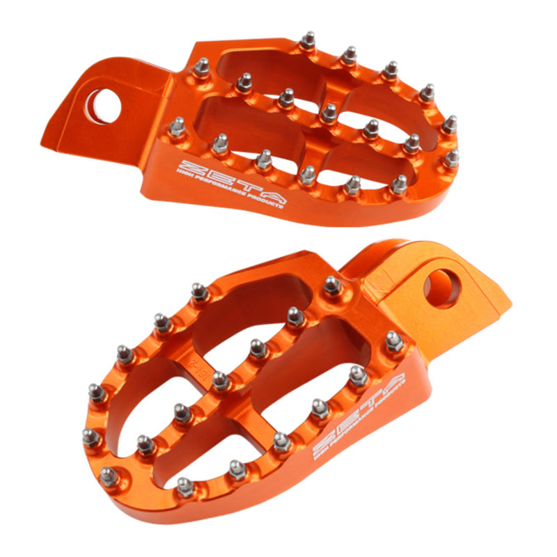 Load image into Gallery viewer, Zeta Aluminium Footpegs KTM SX -'15 - Orange
