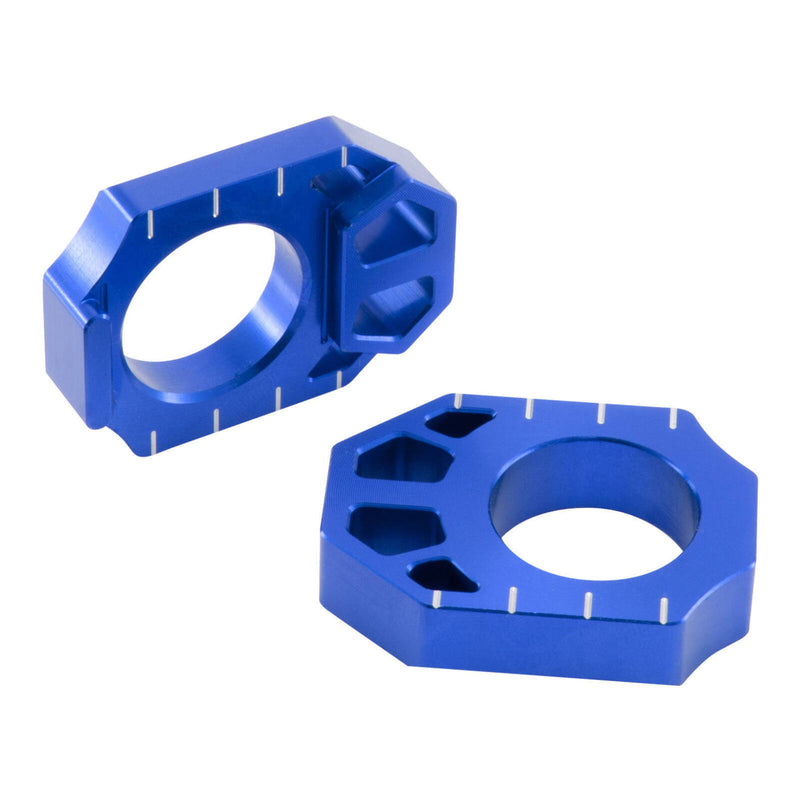 Load image into Gallery viewer, Zeta Rear Axle Block Kawasaki KX/KXF '03-16 ,Suzuki RMZ '04- Blue
