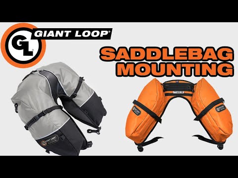 Load and play video in Gallery viewer, Giant Loop MoJavi Saddlebag  - Black
