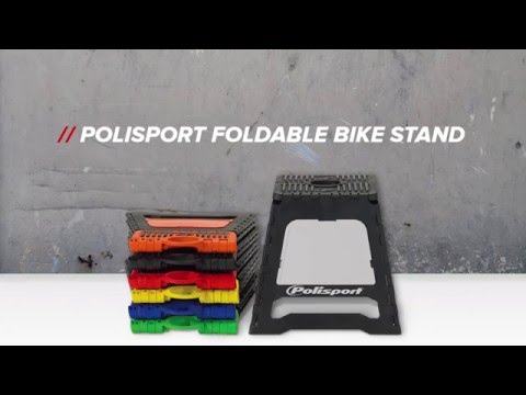 Load and play video in Gallery viewer, Polisport Folding Bike Stand - RM Yellow
