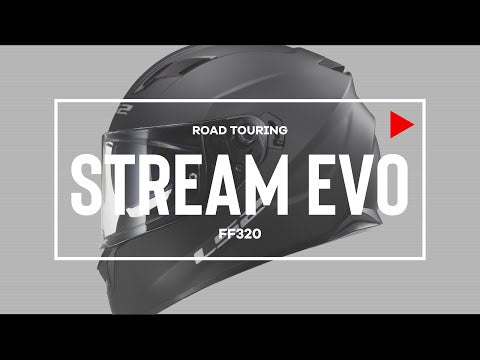Load and play video in Gallery viewer, LS2 FF320 Stream Evo Loop Helmet - Black / Red
