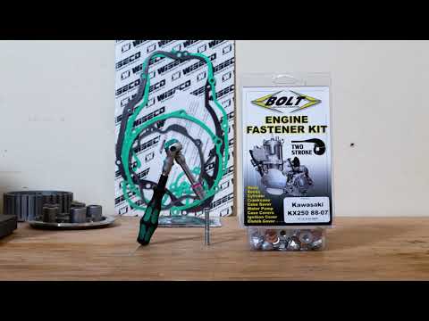 Load and play video in Gallery viewer, Bolt Engine Fastener Kit Suzuki RM250 '90-'95
