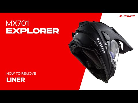 Load and play video in Gallery viewer, LS2 MX701 Explorer Alter Helmet - Matte Black / White (XS)
